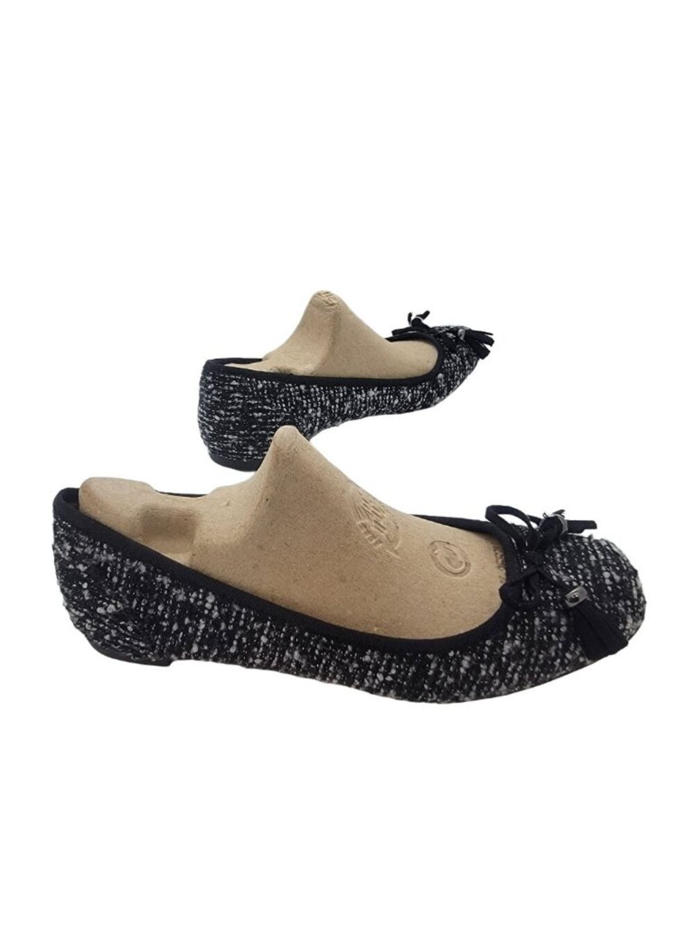 Alfani Women's Camroon T Ballet Flats Size 7 M Black/White ballerina shoes bow
